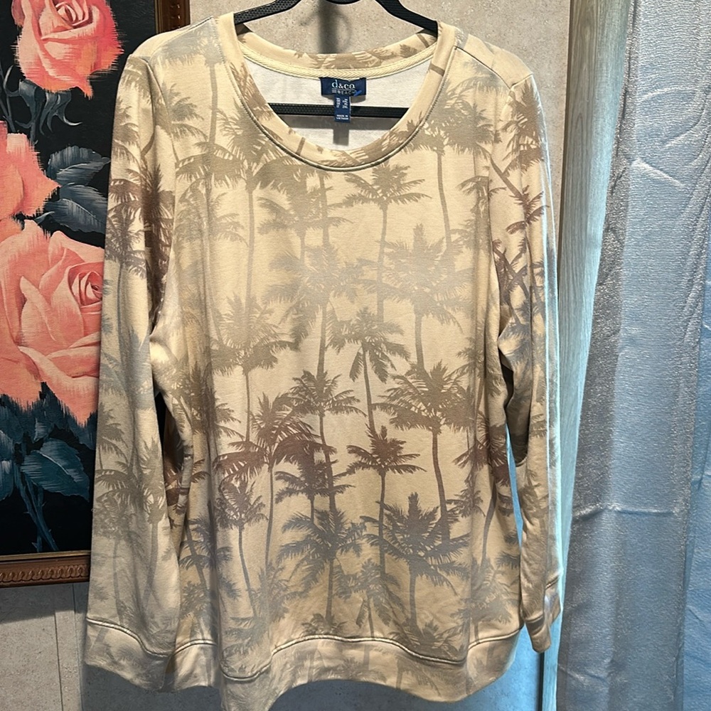 D&CO BEACH Women’s Soft Blend Knit Crewneck Pullover